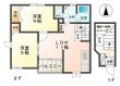 ジェンティーレBの間取図