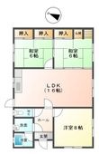 名張市つつじが丘北10番町の間取図
