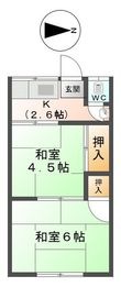 伊賀市上野忍町の間取図