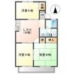 彩雲Ａ棟の間取図