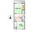 イーストハイツの間取図