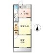 名西ハイツの間取図