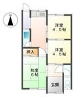 九之坪神明２５貸家の間取図