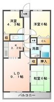 長浜市大戌亥町の間取図
