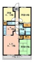 長浜市大戌亥町の間取図