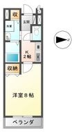 米原市下多良1丁目の間取図