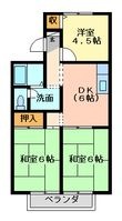 米原市中多良２丁目の間取図