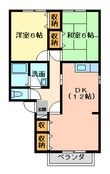 長浜市勝町の間取図