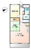 米原市下多良2丁目の間取図