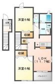 長浜市加納町の間取図