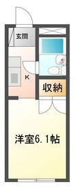 米原市箕浦の間取図