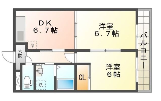 拡大写真:長浜市新庄寺町 201の間取り