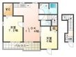 長浜市八幡中山町の間取図