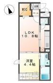 長浜市八幡東町の間取図