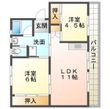 長浜市南小足町の間取図