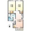 米原市下多良の間取図