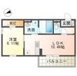 米原市下多良の間取図