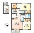 長浜市大戌亥町の間取図