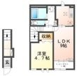 長浜市三ツ矢元町の間取図