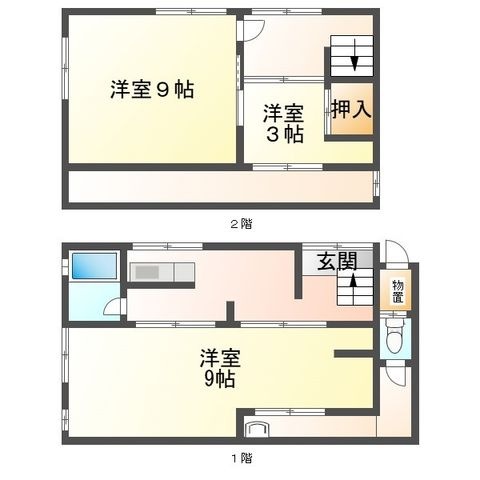 拡大写真:長浜市末広町 1の間取り