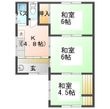 長浜市列見町の間取図