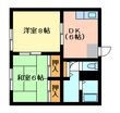 第3冨永ハイツの間取図