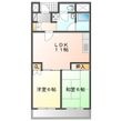 千里ピュアーライフの間取図