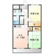 クレールミシマⅡの間取図