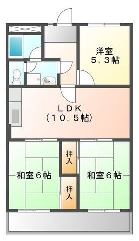 拡大写真:グリーンヒル千里 1階101の間取り