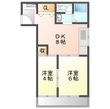 アパートメント吹田Ⅱの間取図