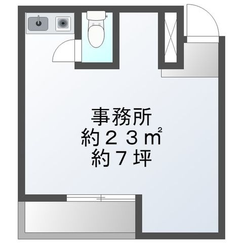 拡大写真:吹田市朝日町 5階502の間取り