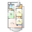 M-ブランドールの間取図