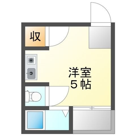 拡大写真:ネオハイツ 4階402の間取り