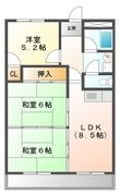 ユーハイツ長野の間取図