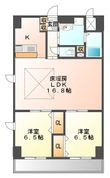 第1関根マンションの間取図