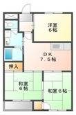 フルールハイツの間取図