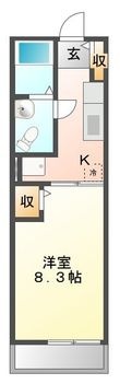 鶴野リバーサイドテラスの間取図