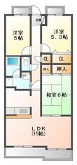 東千里OMパレスⅠの間取図