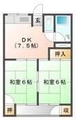 南紀ハイツの間取図