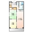 メロディーハイツ長野東の間取図