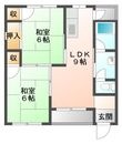 長野コーポA棟の間取図