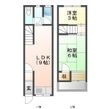 吹東町テラスハウスの間取図