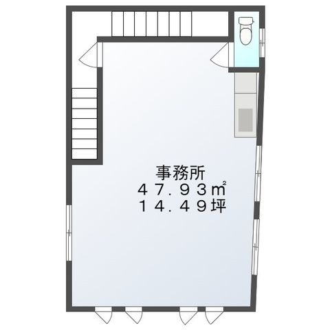 拡大写真:吹田市垂水町1丁目 2階201の間取り
