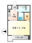 写真:グレイス泉 5階501の間取図