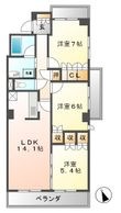 パークアクシス白壁の間取図