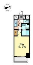 リバーコート砂田橋Ⅱの間取図