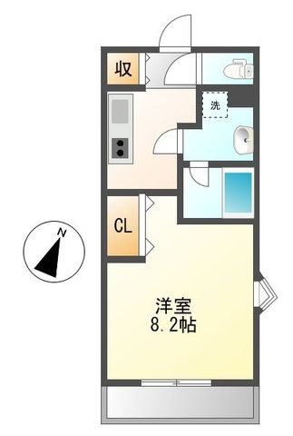 拡大写真:タウンライフ覚王山 2階201の間取り
