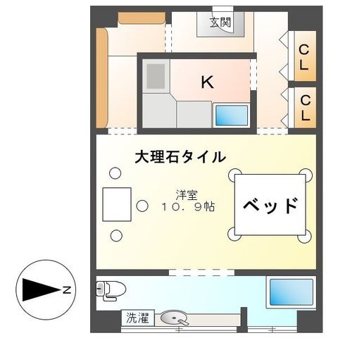 拡大写真：プリンセス姫ラグジュアリースイート 8階8Roseの間取り