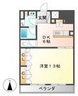 写真:セントレイクセレブ代官町 12階1203の間取図