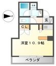 写真:LaSante東別院 9階911の間取図